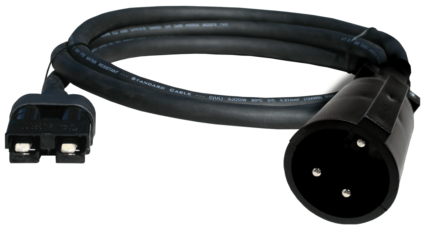 Club Car Round 3 Pin Charger Cable Assembly 7ft.