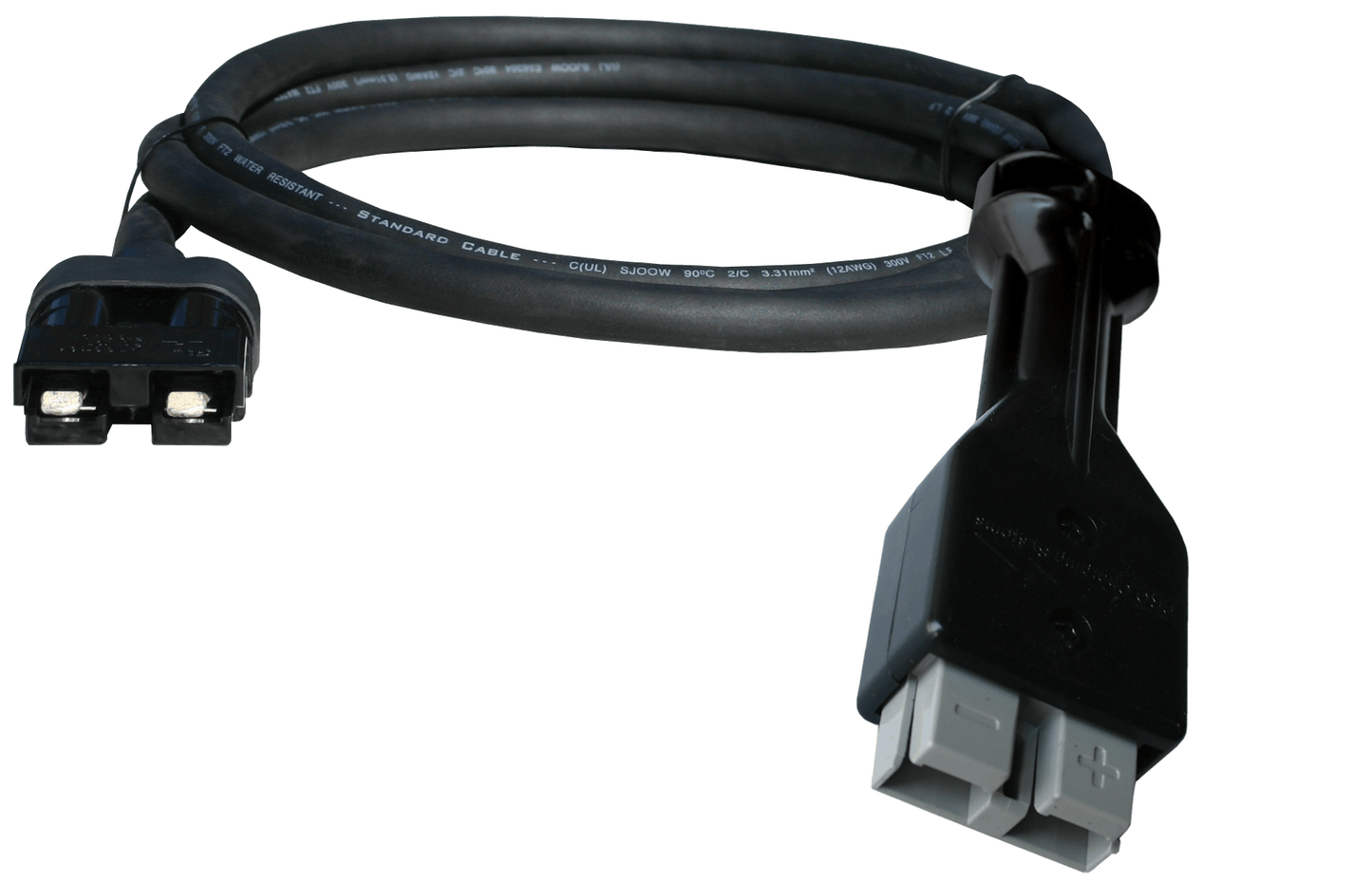 SB50 Black to SB50 Gray Charger Cable Assembly 7ft.